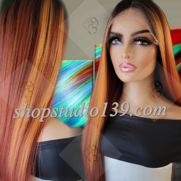 Human hair HD lace front shifting part middle or side